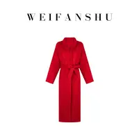 WEIFANSHU/魏凡舒【暗涌热度】羊毛大衣外套