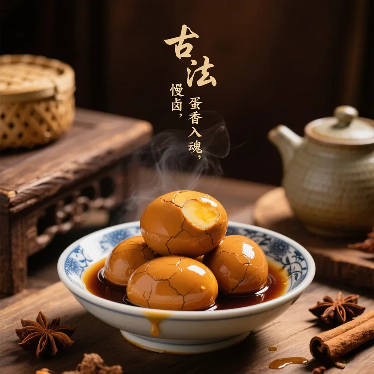 五香带壳卤鸡蛋熟食真空茶叶蛋童年零食小吃解馋