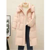 新款设计感加厚时尚女款保暖中长羽绒服RY123