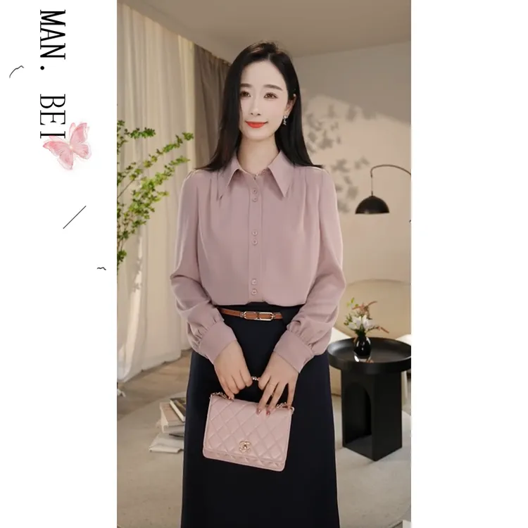 【杨杨专属】门店新款时尚衬衣气质上衣百搭高级感衬衫女长袖通勤