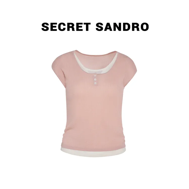 【彩虹糖】【Secret Sandro】鸥小柒  毛针织衫 M55202020Q