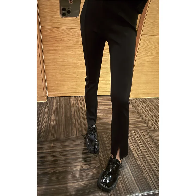 LA CALLARow经典开衩裤2.0版本BL-AQ6850