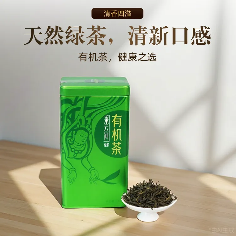 采云间栗香醇厚高山雨前广东云雾有机自用口粮绿茶碎茶2025新茶