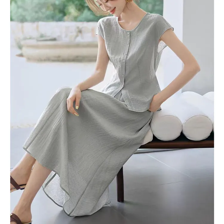 TUBREIT/图百年新款衬衫长裤时尚套装裙休闲显瘦气质透气通勤穿搭