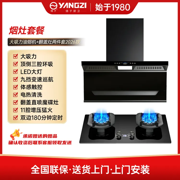 【改价专拍非诚勿扰】扬子YANGZI变频大吸力抽油烟机