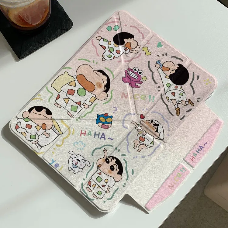 睡衣小新适用小米Pad7保护套11.2英寸带笔槽小米5/6Pro平板壳磁吸