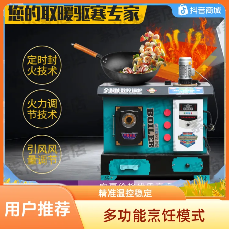 农村地暖家用采暖炉新型炉子节能通天通炕取暖多回程加厚数控锅炉