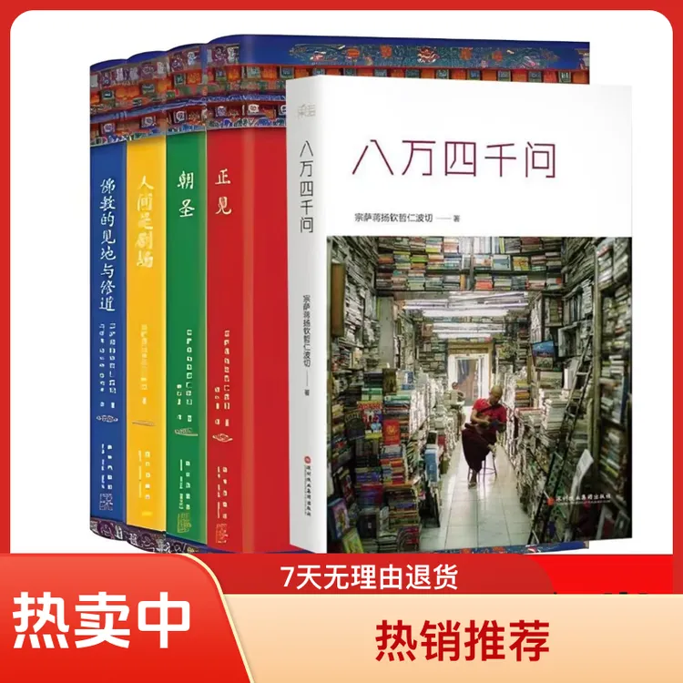 正版精装布面 正见  朝圣 人间是剧场  八万四千问  宗萨仁波切著