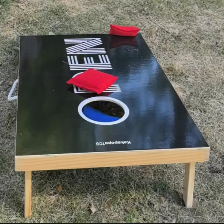 户外运动沙包投掷板亲子游戏团建赛事适用木制比赛台沙包