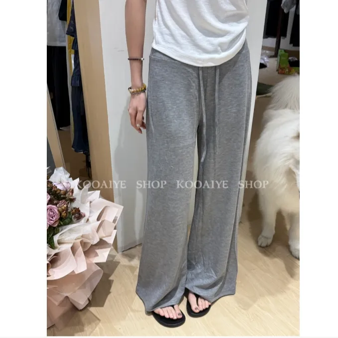 【舒适裤】夏季韩系休闲宽显瘦松百搭直筒阔腿裤（摩擦多了会起球）