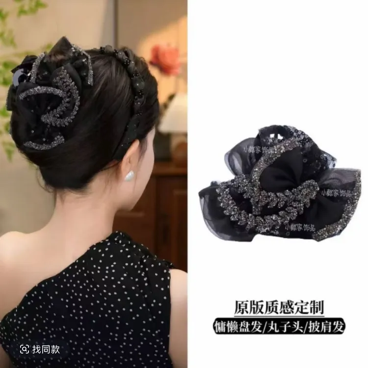 【东方之珠】高级感AB面轻奢百搭显气质鲨鱼抓夹发饰