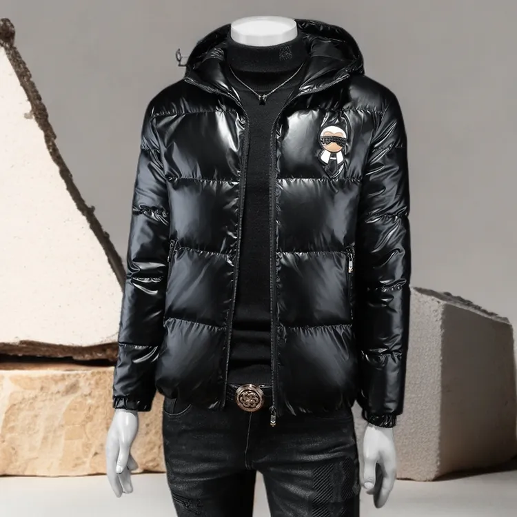 诺顿雷斯欧洲站男士冬季潮牌羽绒服韩版潮流新款连帽印花时尚上衣