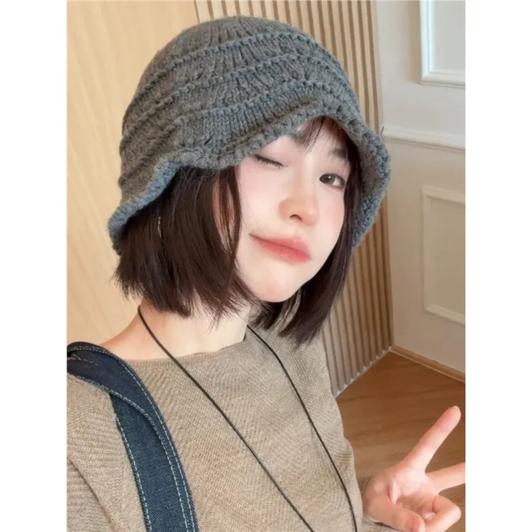 韩系秋冬款～新款秋冬保暖帽子女护耳加厚大头围显脸小包头帽保暖