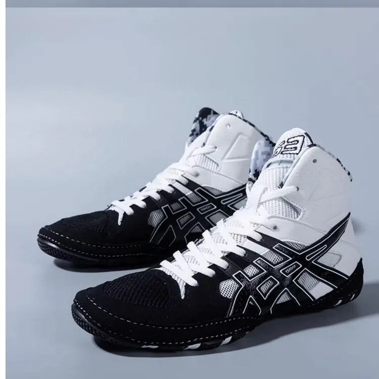 摔跤鞋散打鞋拳击鞋格斗泰拳鞋专业自由男女低帮搏击鞋训练鞋专用