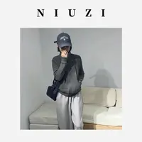 NIU ZI 拉链立领卫衣外套#02”中国制造“
