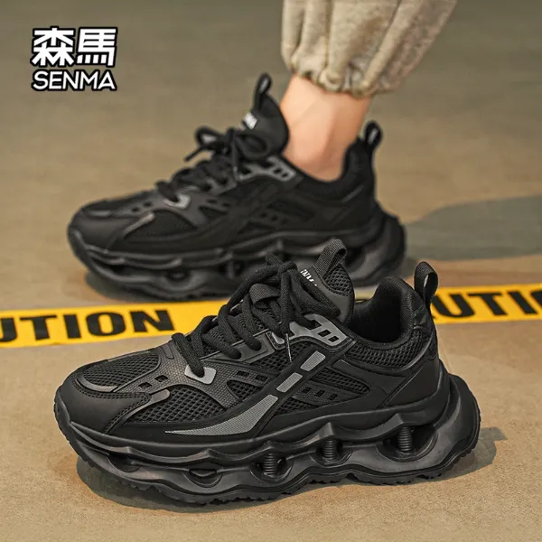 森马男鞋秋季爆款防滑厚底透气青少年老爹鞋百搭男士运动休闲潮鞋