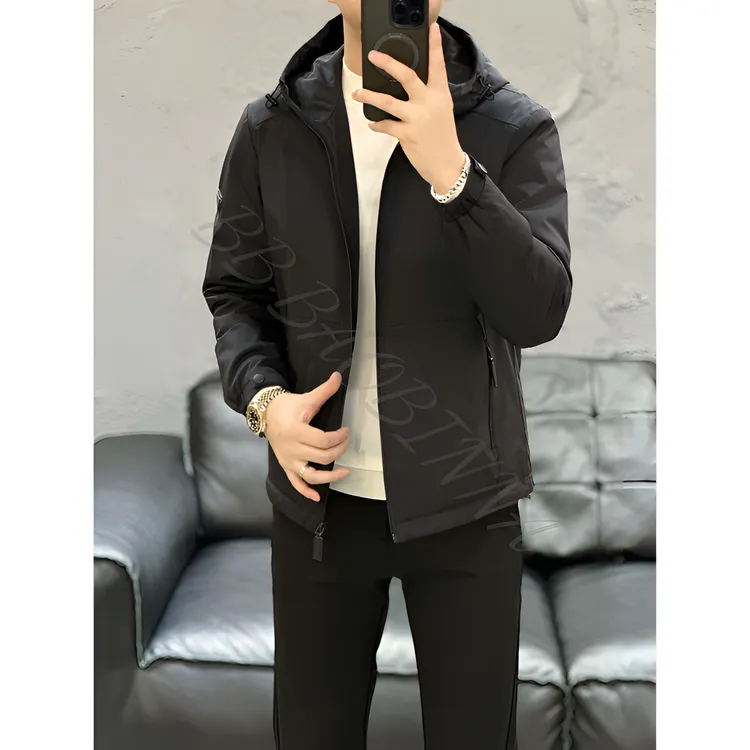 小野· 男装 | 鸭绒系列‘男士户外连帽夹克羽绒服5115