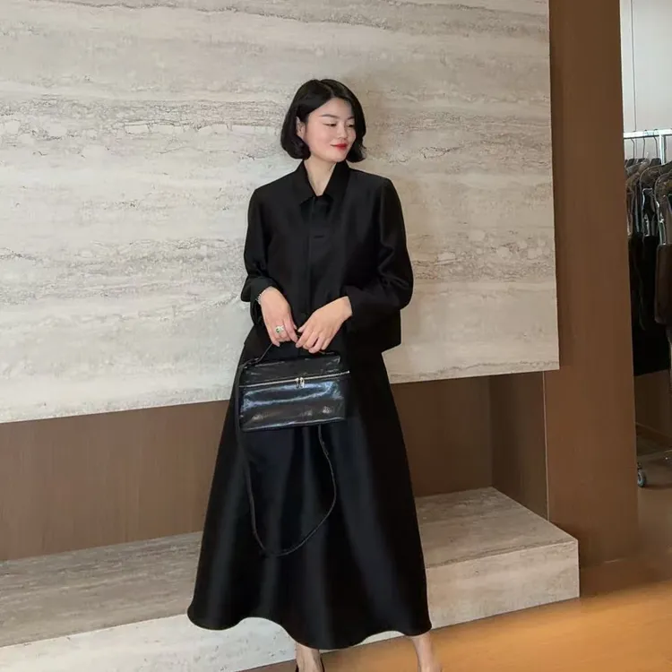 TANTAN 显瘦气质法式秋冬短款羊毛外套3148