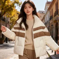 9812899高端专享老林家儿童冬款羽绒服米色（靠谱）