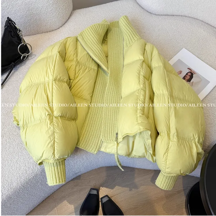 短款羽绒服气质2025冬季新款设计感女装巨好看面包服高级感外套潮