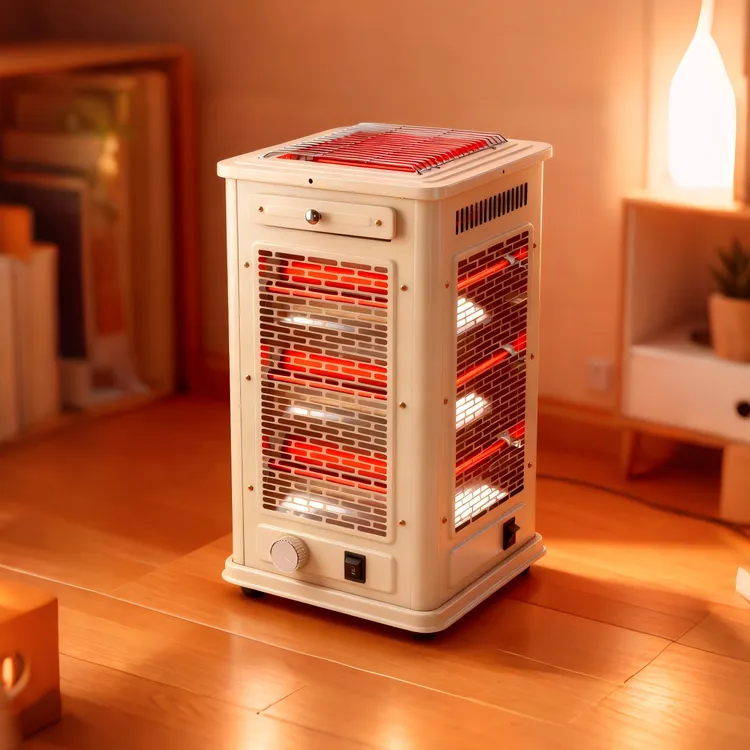 烧烤型五面取暖器小太阳电暖器暖脚神器办公室室内烤火炉烤火器