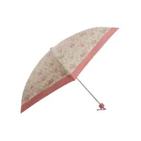 【多多专属】COACH/蔻驰 CAQ30 SVSAS 花卉印花肉粉色五折手动雨伞