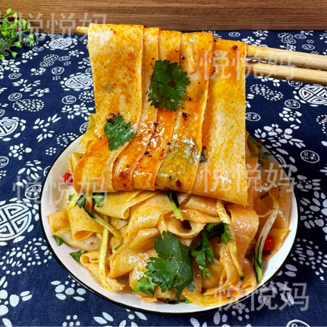 河南安徽特产干面皮凉皮免煮抗饿上班族非油炸2斤/4斤