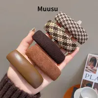 【Muusu】秋冬流光风美拉德发夹侧边碎发夹高级感BB夹百搭发饰