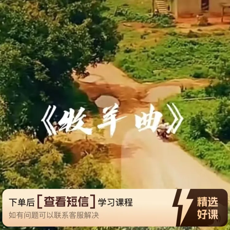 学习演奏钢琴曲《牧羊曲》（留意短信解锁课程）
