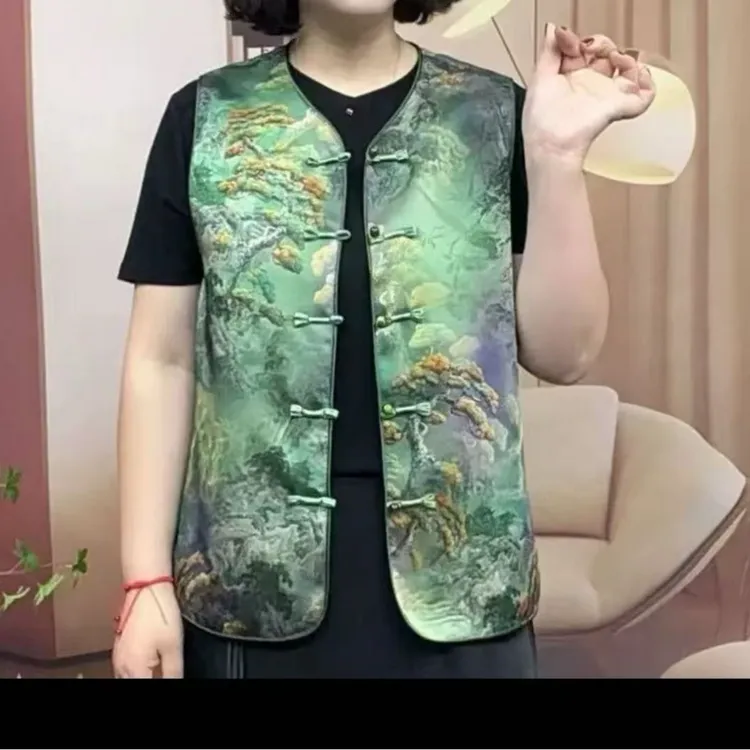 3322【安羽】夏季新款新中式百搭国风马甲