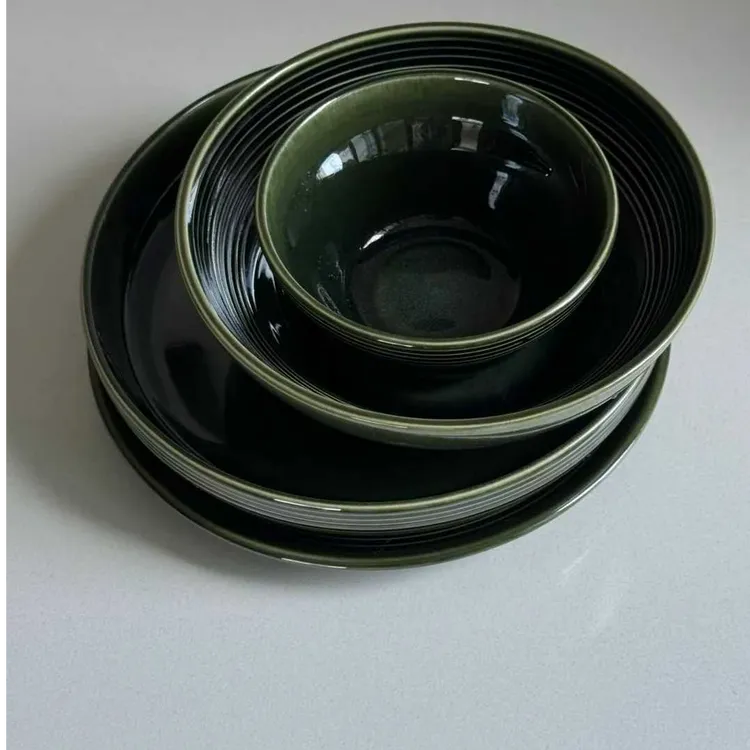 BRICKELL黑森林系列餐碗深碟平碟创意家用礼盒炻瓷餐具