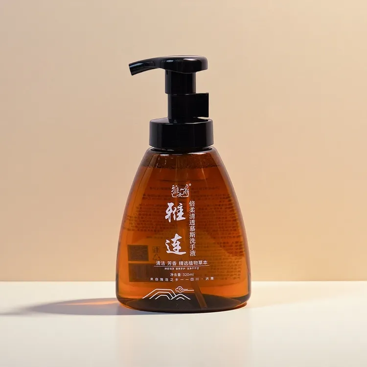 雅女湖雅连倍柔清透慕斯洗手液   320ml/瓶草本