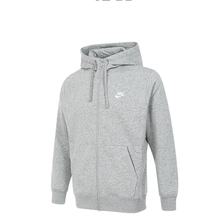 耐克Club Fleece 男子加绒全长拉链开襟连帽衫BV2646-063