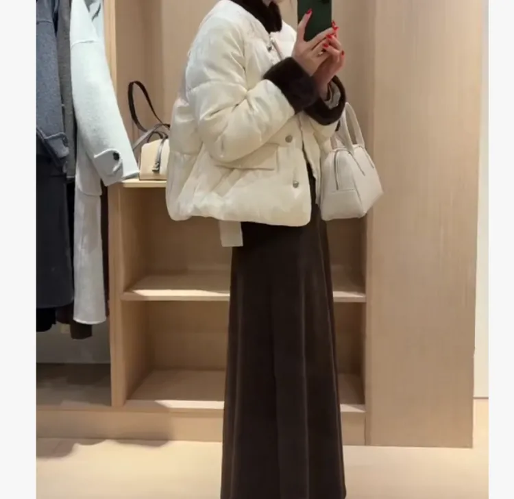 2025冬季新款潮流韩版爆款网红外套裤子女飘ZZ