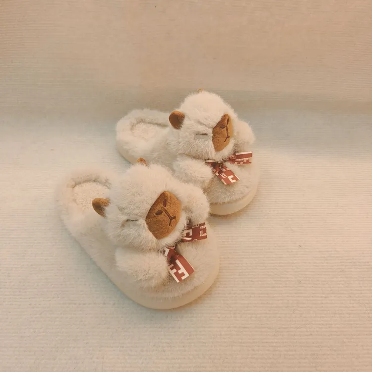 IEF/爱依服2025新款秋冬季软底防滑居家厚底时尚毛绒毛拖