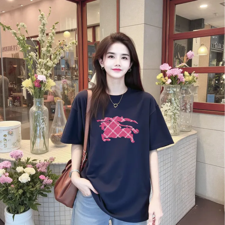 【马上发财】高品质大版短袖T恤 印花宽松休闲时尚