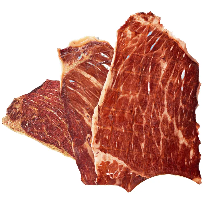 百草味牛肉脆片袋超薄安格斯风干牛肉香脆解馋辣味零食牛排脆