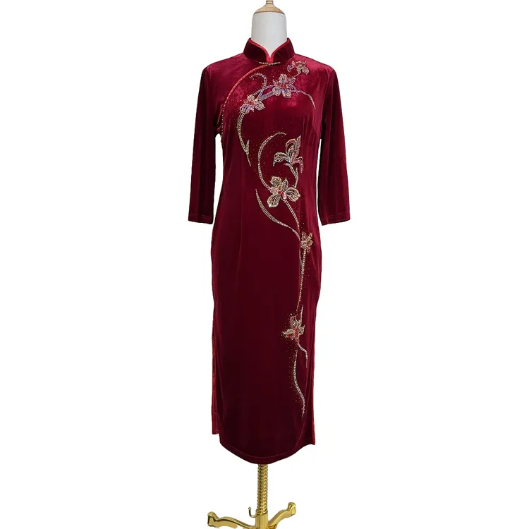 依诺 912616 旗袍裙