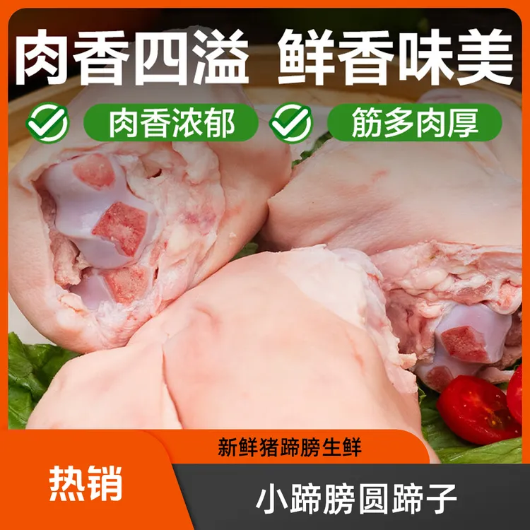 【中秋好物】新鲜小蹄膀猪锁鲜拐骨后腿小肘子鲜货猪脚圈肉厚紧实