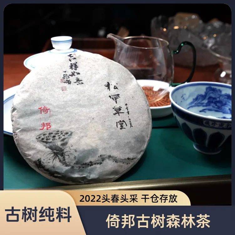松风草堂古树生普头春盯采试泡链接（试喝不满意未拆封可按比例退）
