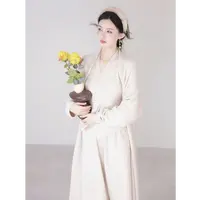早秋 针织 美静燕麦色套装XMZH10002
