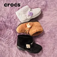 CROCS/卡骆驰经典雪绒靴女靴雪地靴户外厚底棉靴|211743