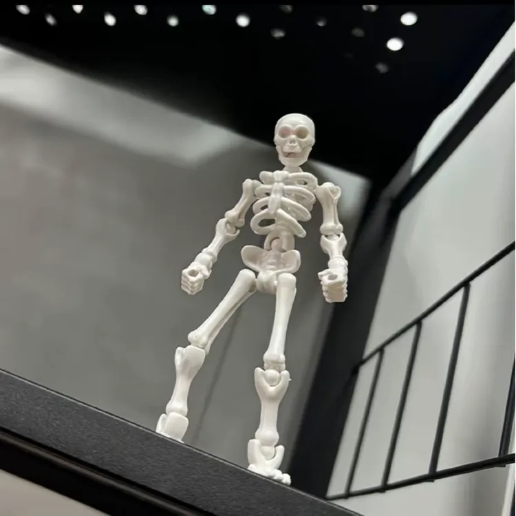 骷髅可动人偶全关节可动拼装玩具3d打印整蛊模型玩具送朋友礼物