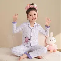 9256高端专享秋季家居服套装白紫（仓库家居专场）