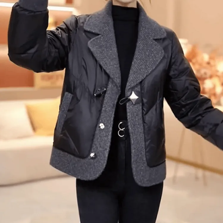 B555【羽绒服】2025冬季新款时尚百搭轻薄保暖加厚休闲羽绒服外套