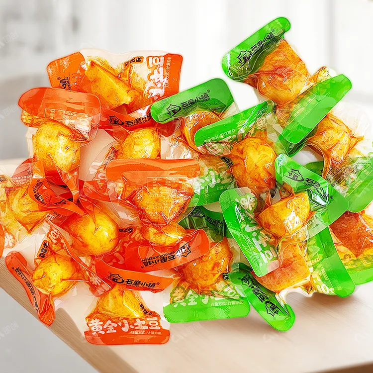 解馋四川整箱烤土豆热销零食香辣麻辣狼牙小土豆小吃开袋即食下饭