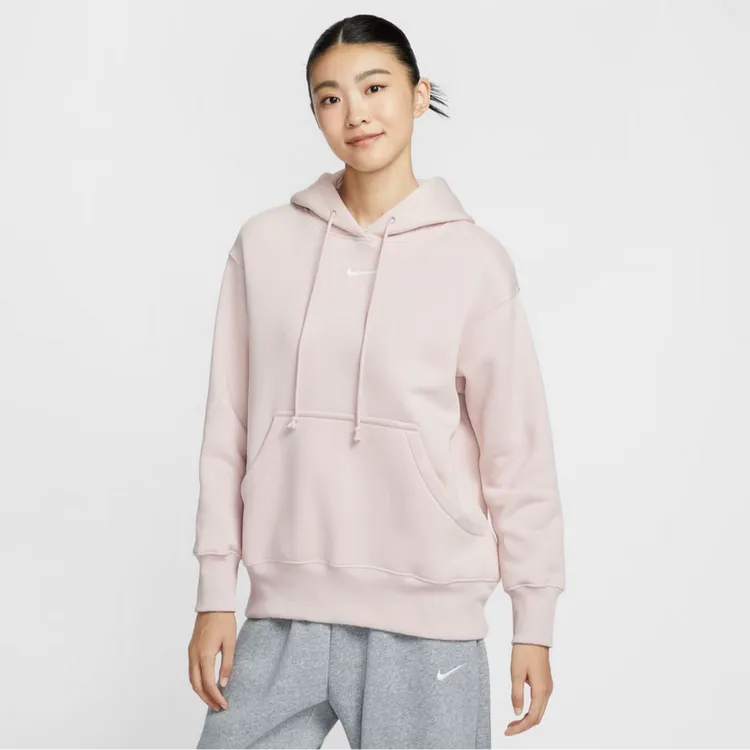 【滔搏联动】NIKE耐克女子休闲宽松套头连帽加薄绒卫衣DQ5861-667
