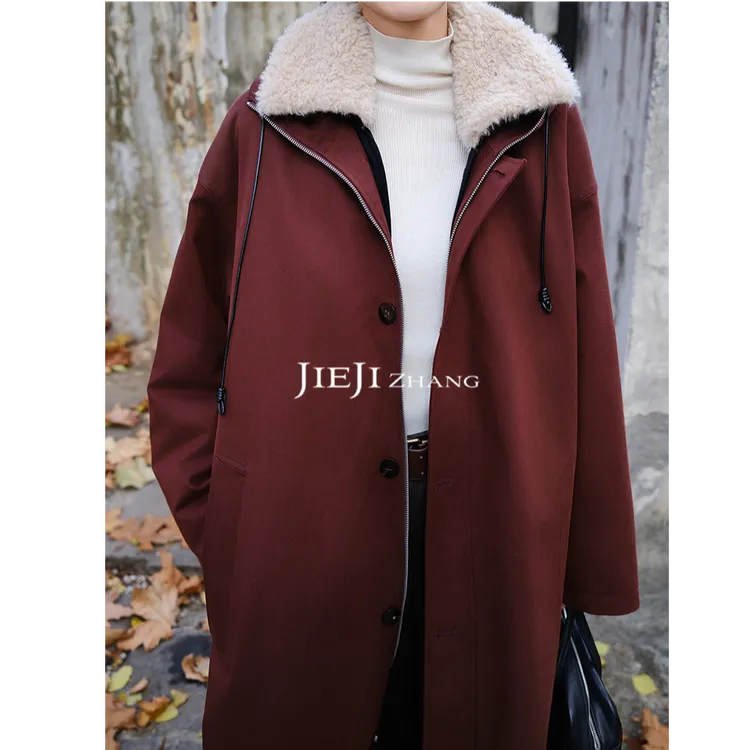 【JIEJI ZHANG】波兰进口绒高级定制秋冬百搭两件套羽绒服351297