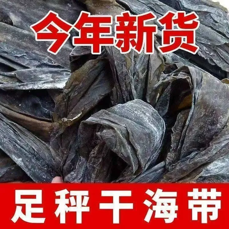 福建霞浦厚实海带霞浦干海带段（带海带头）新货1斤泡发8-10斤