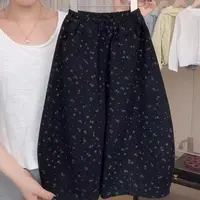 现货童装女童裤子2025秋季新款韩版碎花长裤裤百搭休闲阔腿裤潮